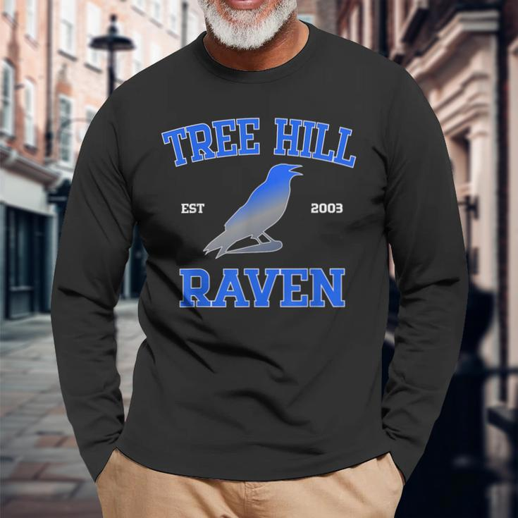 Tree Hill Raven Est 2003 Long Sleeve T-Shirt Gifts for Old Men