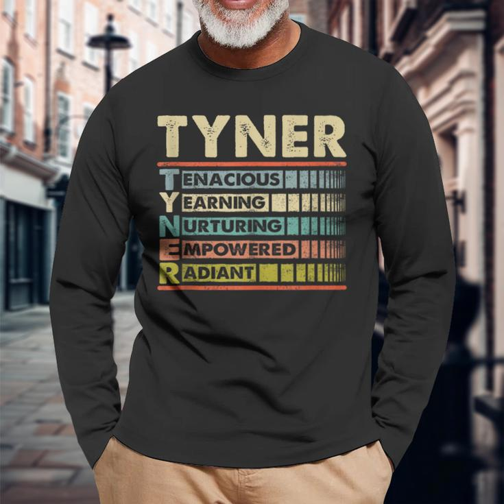 Tyner Family Name Tyner Last Name Team Long Sleeve T-Shirt Gifts for Old Men