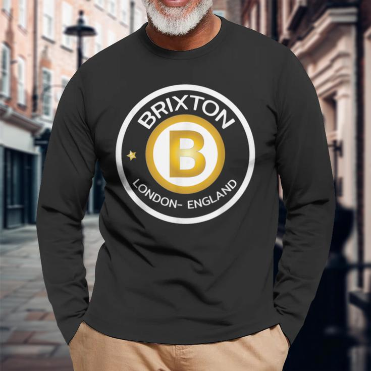 Unique Brixton London England Uk Long Sleeve T-Shirt Gifts for Old Men