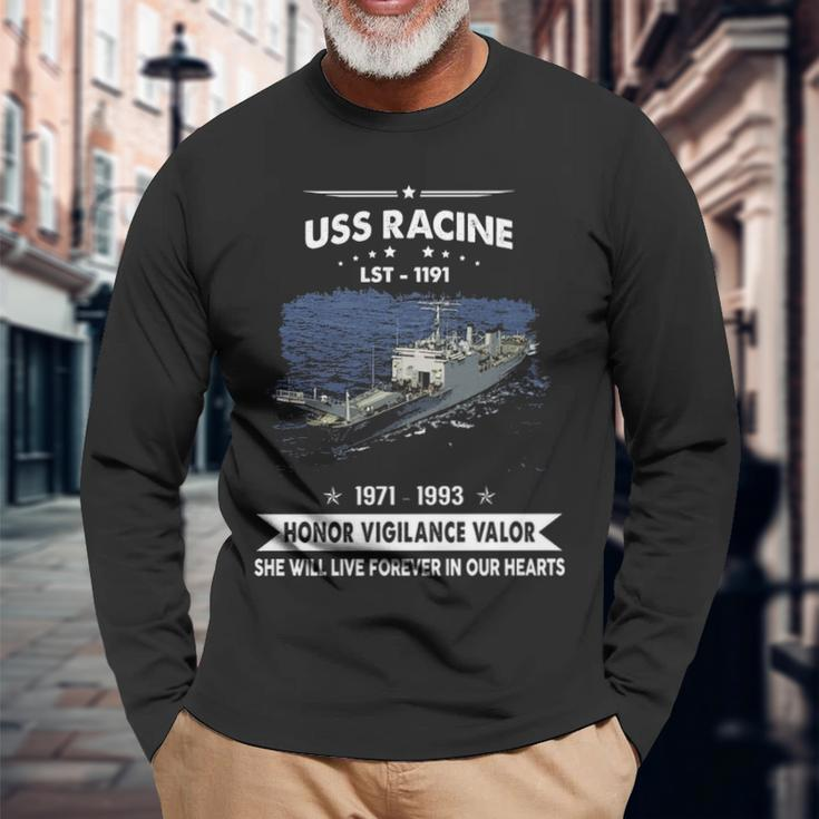 Uss Racine Lst Long Sleeve T-Shirt Gifts for Old Men