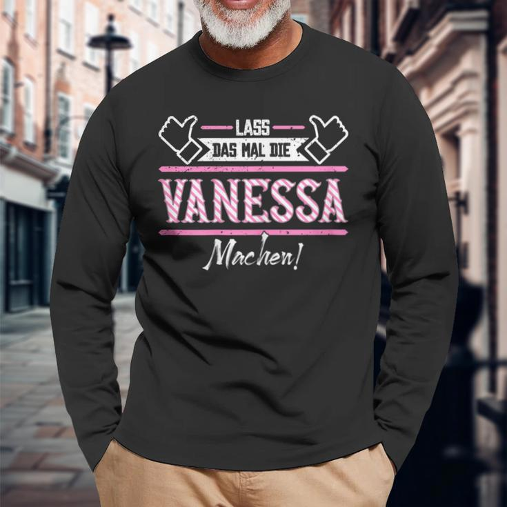 Vanessa Lass Das Die Vanessa Machen First Name Langarmshirts Geschenke für alte Männer