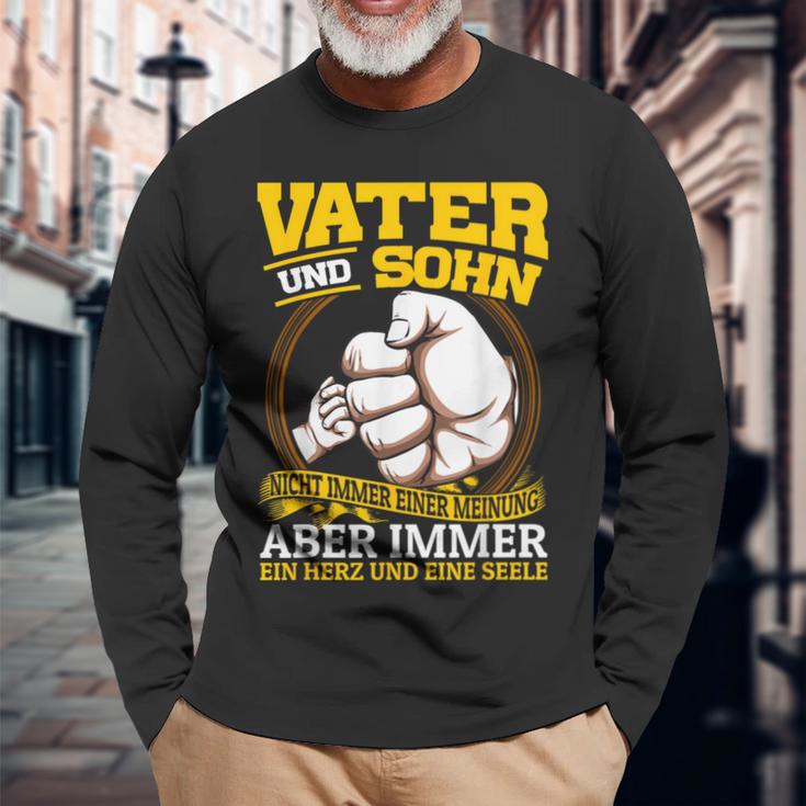 Vater & Sohn Nicht Immer Einer Minung Aber Father & Langarmshirts Geschenke für alte Männer