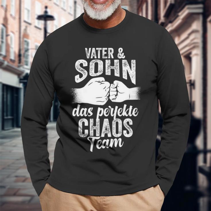 Vater Und Sohn Papaatertagater Langarmshirts Geschenke für alte Männer