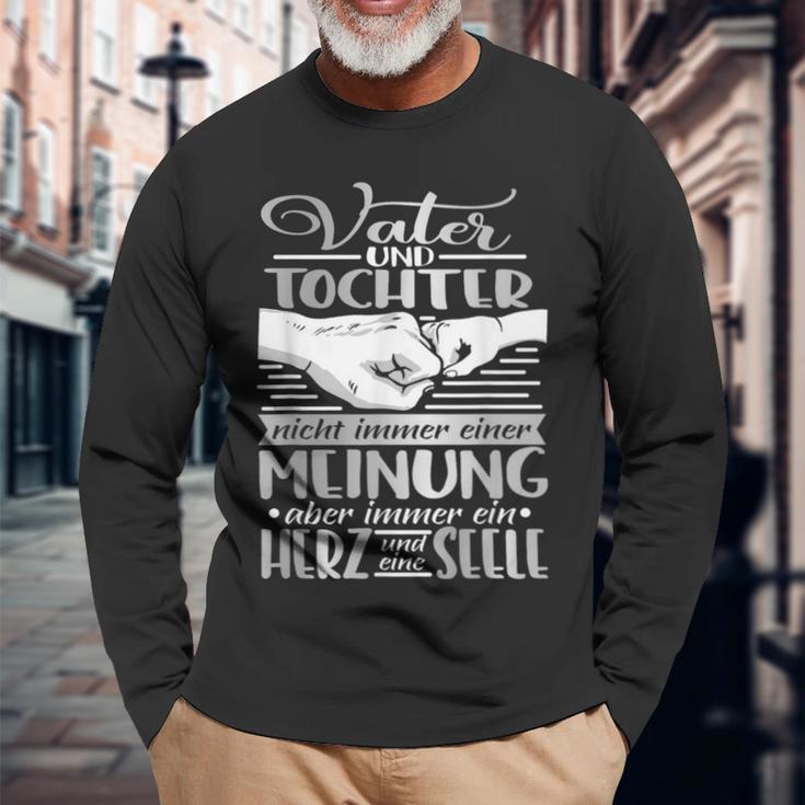 Vater Und Tochter Ein Herz Und Eine Seele Partner Langarmshirts Geschenke für alte Männer