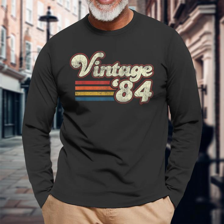 Vintage 1984 Birthday Long Sleeve T-Shirt Gifts for Old Men