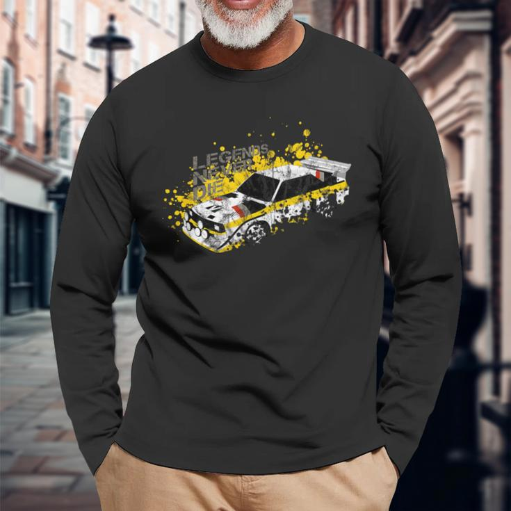 Vintage German Group B Rally Car Racing Motorsport Livery Long Sleeve T-Shirt Gifts for Old Men