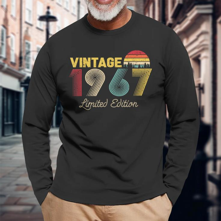 Vintage Limited Edition 1967 56Th Birthday Vintage Long Sleeve T-Shirt Gifts for Old Men