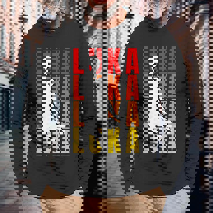 Vintage Luka Name For Called Luka Long Sleeve T-Shirt Gifts for Old Men