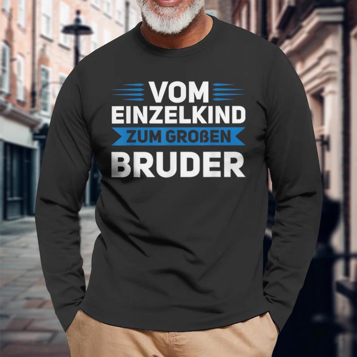 Vom Einzelkind Zum Großen Bruder Großer Bruder Geschwister Langarmshirts Geschenke für alte Männer