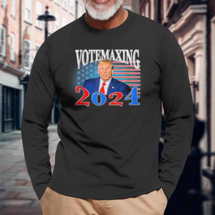 Votemaxxing 2024 Langarmshirts Geschenke für alte Männer