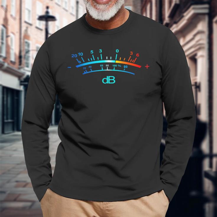 Vu Meter Db Langarmshirts Geschenke für alte Männer