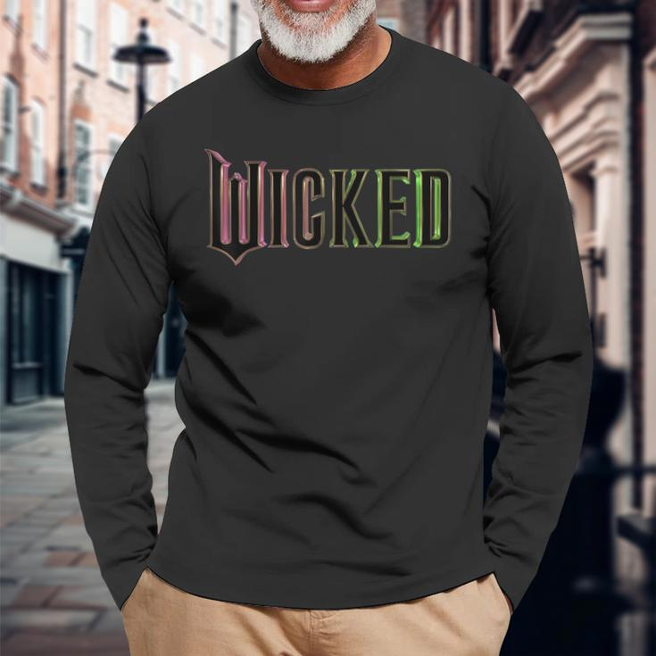Wicked Logo Witch Long Sleeve T-Shirt Gifts for Old Men