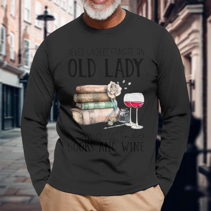 And Wine Long Sleeve T-Shirt Gifts for Old Men