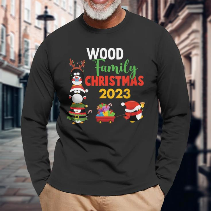 Wood Family Name Wood Family Christmas Long Sleeve T-Shirt Gifts for Old Men