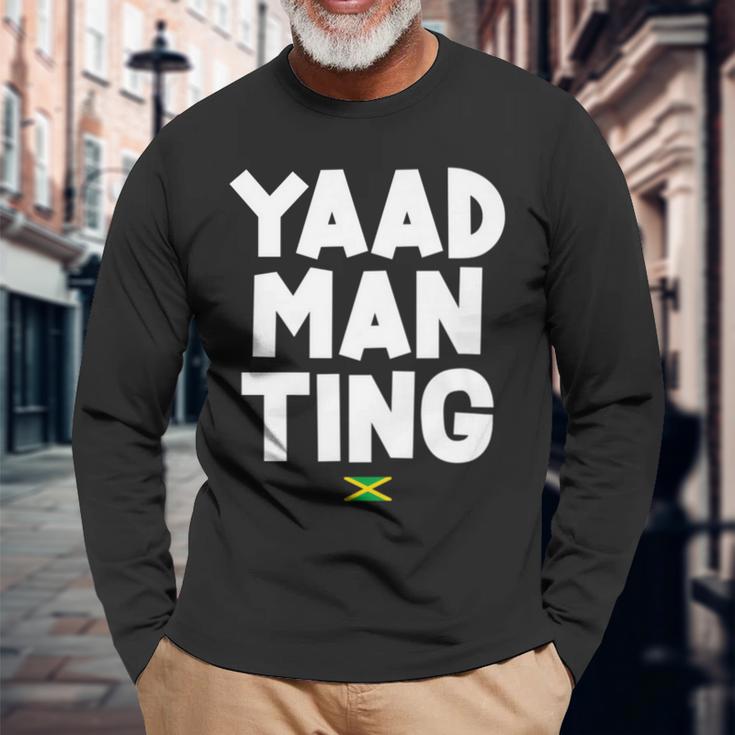 Yaad Man Ting Jamaican Slang Long Sleeve T-Shirt Gifts for Old Men