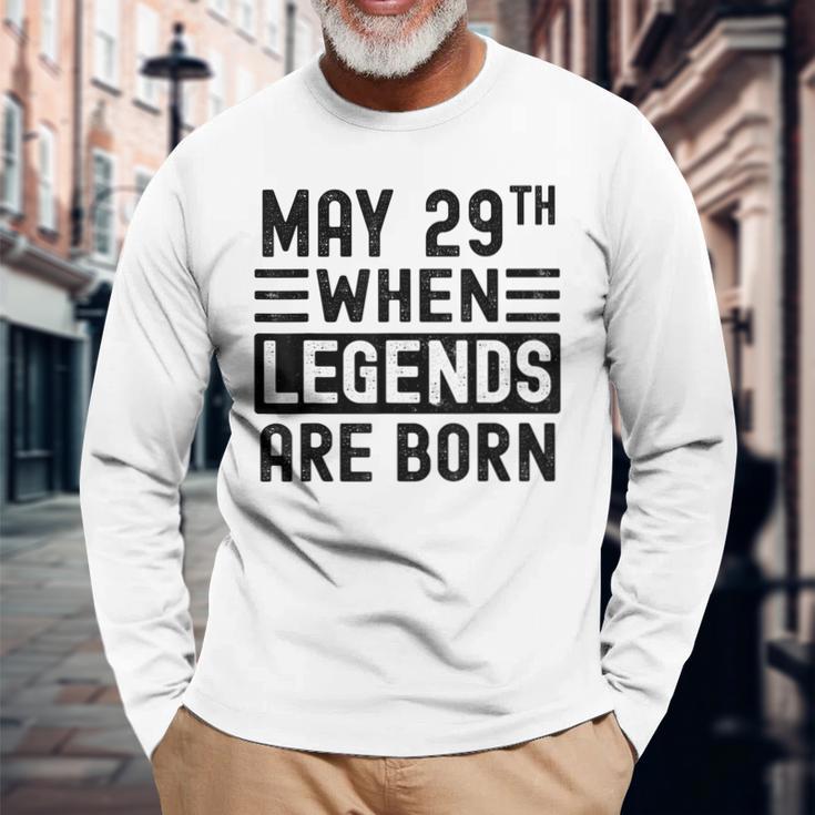 29 Mai Geburtstag 29 Mai Geburtstagsgeschenk Langarmshirts Geschenke für alte Männer