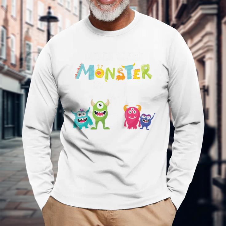 4. Geburtstag Langarmshirts, Ich Bin Schon 4 Jahre Monster Motiv Geschenke für alte Männer