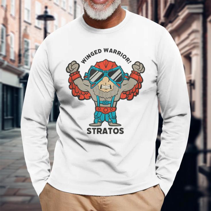 Adorable Stratos He Man Toy 1980 Gray Langarmshirts Geschenke für alte Männer