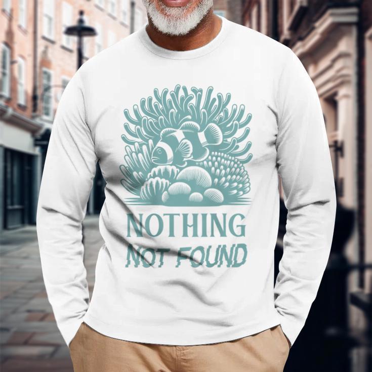 Anemonen Fisch Mit Spruch Auf Dem Rücken Langarmshirts Geschenke für alte Männer