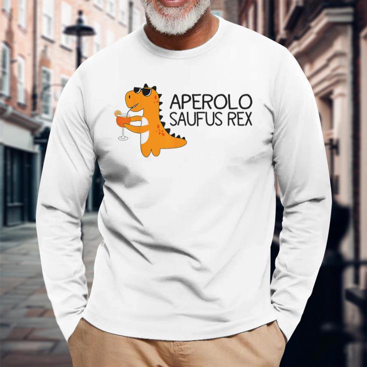 Aperolo Saufus Rex Summer Drinks Langarmshirts Geschenke für alte Männer