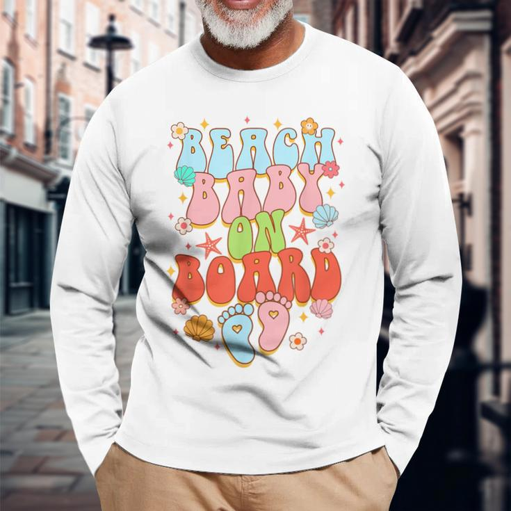 Baby On Board Long Sleeve T-Shirt Gifts for Old Men
