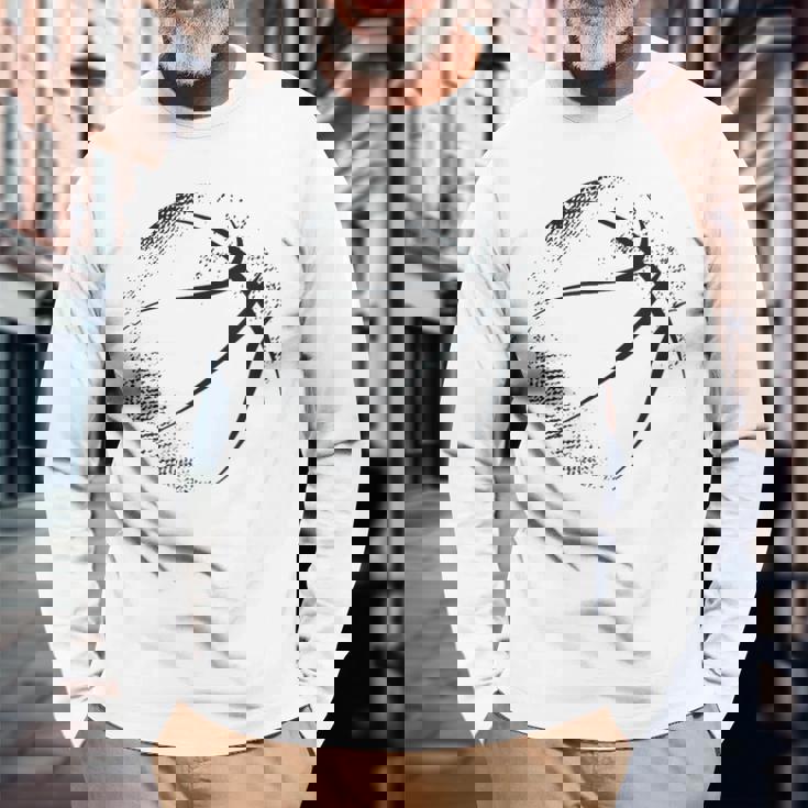 Basketball Graphic Basketball Long Sleeve T-Shirt Gifts for Old Men