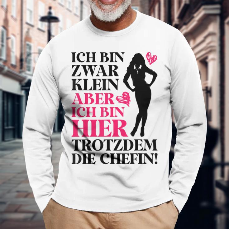 Beste Chefin Hier Langarmshirts Geschenke für alte Männer