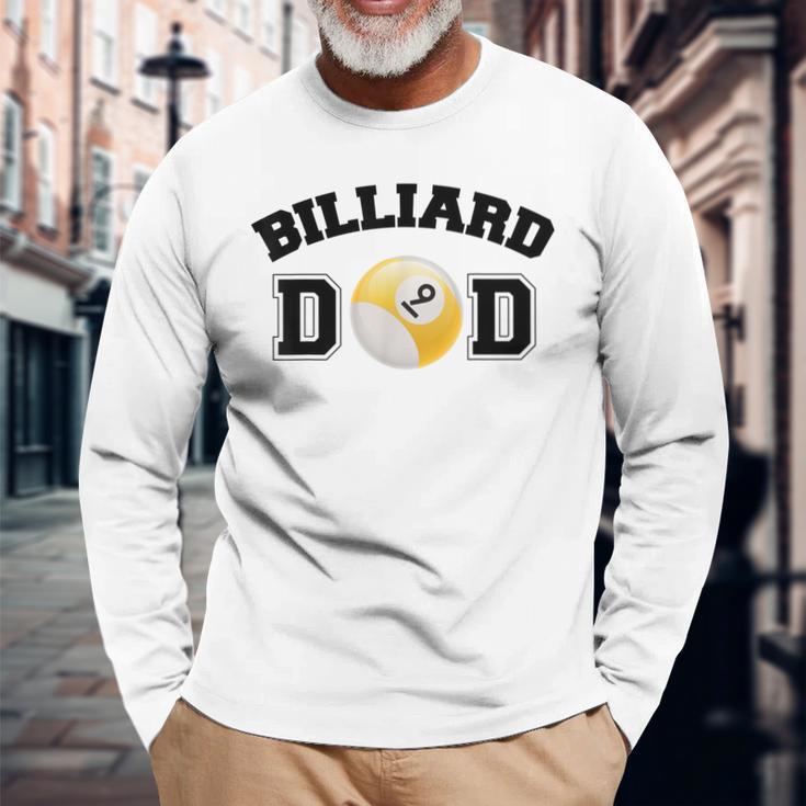 Billard Dad Süßes Tischspiel Papa Lustiges Poolater Geschenk Langarmshirts Geschenke für alte Männer