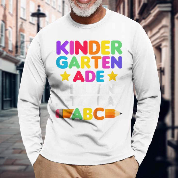 Children's Kindergarten Ade Ich Lerne Jetzt Das Abc Langarmshirts Geschenke für alte Männer