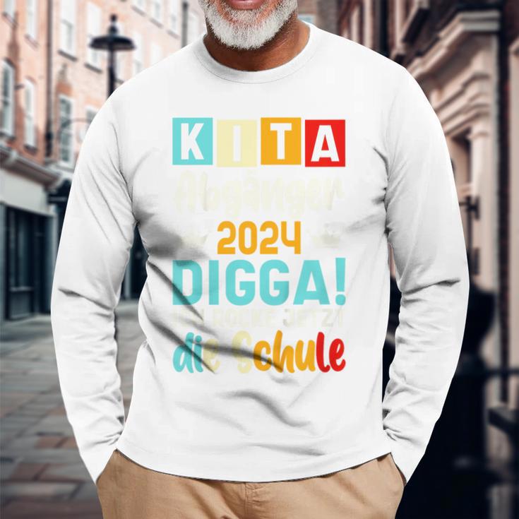 Children's Kita Abgänger 2024 School Child First Day Langarmshirts Geschenke für alte Männer