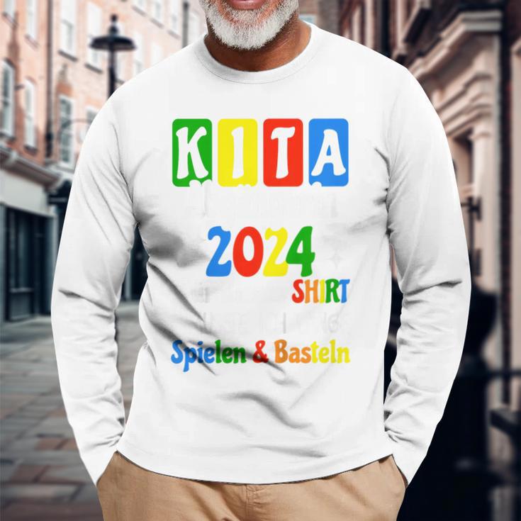 Children's Kita Abgängerin 2024 Kita Geschafft 2024 Kita Graduate 2024 Langarmshirts Geschenke für alte Männer