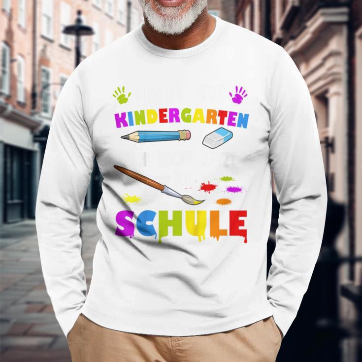 Children's Schule Ich Komme Kita Abgänger Schule Ich Komme 80 Langarmshirts Geschenke für alte Männer