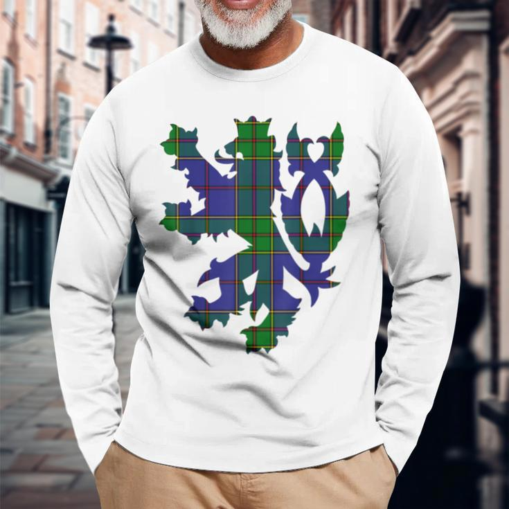 Clan Strachan Tartan Scottish Family Name Scotland Pride Long Sleeve T-Shirt Gifts for Old Men