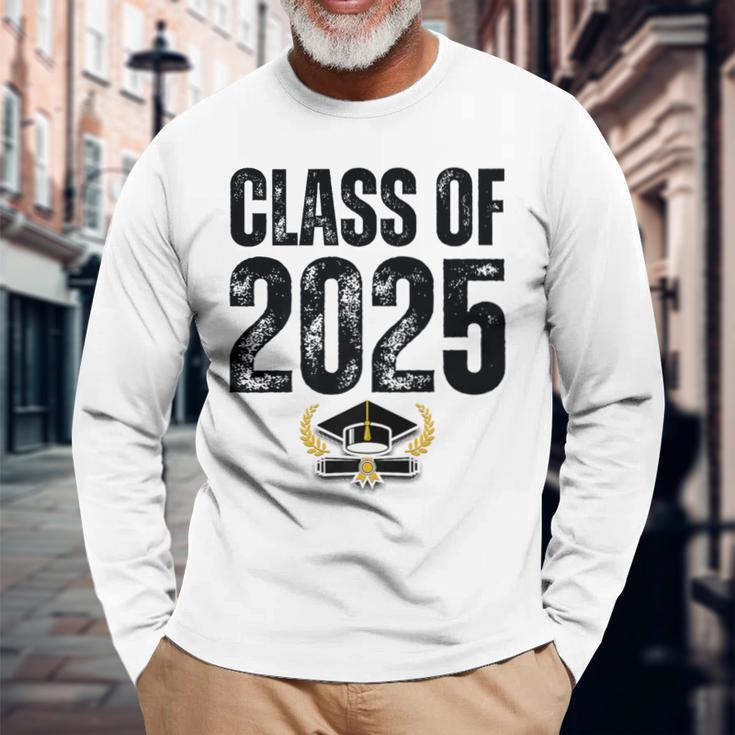 Class Of 2025 Congrats Grad 2024 Congratulations Graduate Long Sleeve T-Shirt Gifts for Old Men