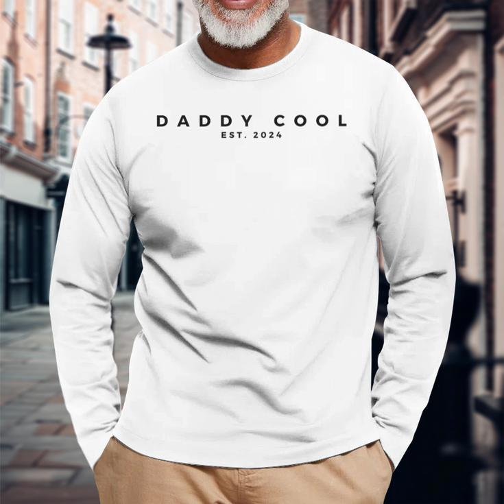 Daddy Cool Est 2024 Für Papaatertag Weihnachten Raglan Langarmshirts Geschenke für alte Männer