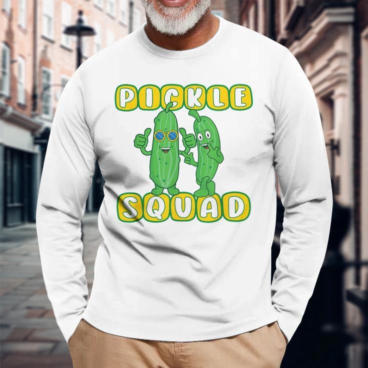 Dill Pickle Squad Pickle Squad Long Sleeve T-Shirt Gifts for Old Men