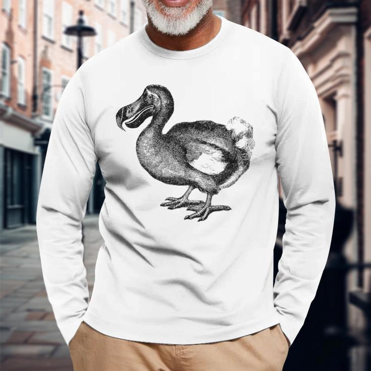 Dodo Bird Print Langarmshirts Geschenke für alte Männer