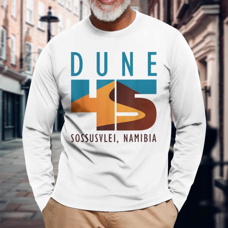 Dune 45 Sossusvlei Namibia Langarmshirts Geschenke für alte Männer