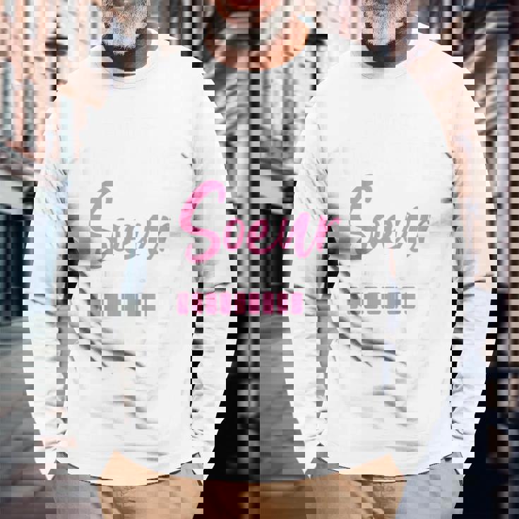 Enfant Future Grande Sœur 2024 Je Vais Être Grande Soeur 2024 T-shirt à manches longues Cadeaux pour les vieillards