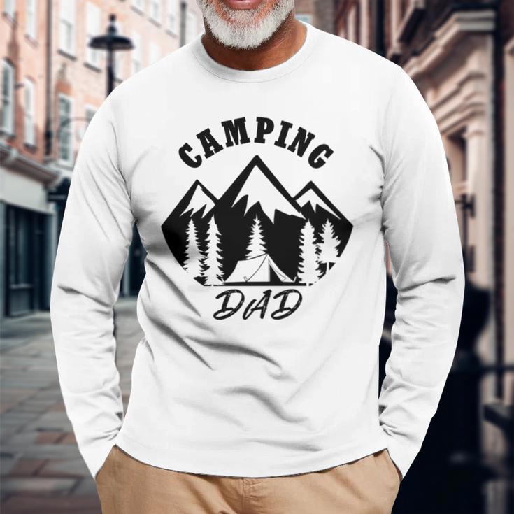 Familie Wildlife Camping Papa Natur Lustiger Spruch Langarmshirts Geschenke für alte Männer