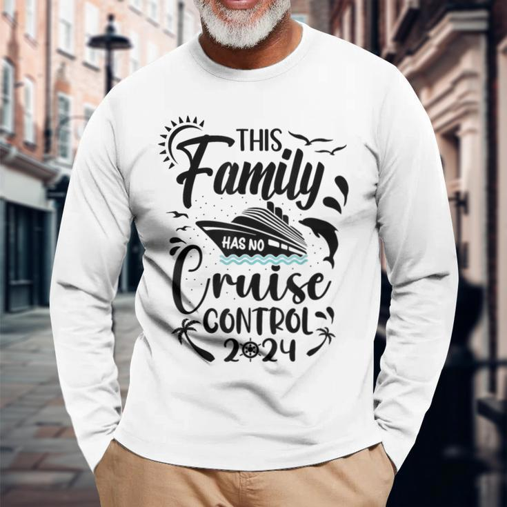This Family Cruise Has No Control 2024 Long Sleeve T-Shirt Gifts for Old Men