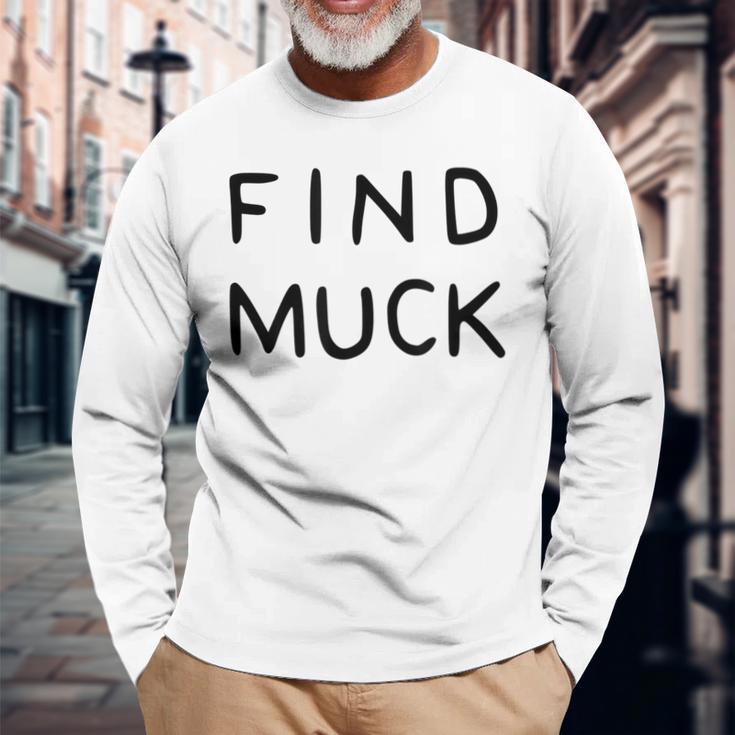 Find Muck Mind Trick Langarmshirts Geschenke für alte Männer