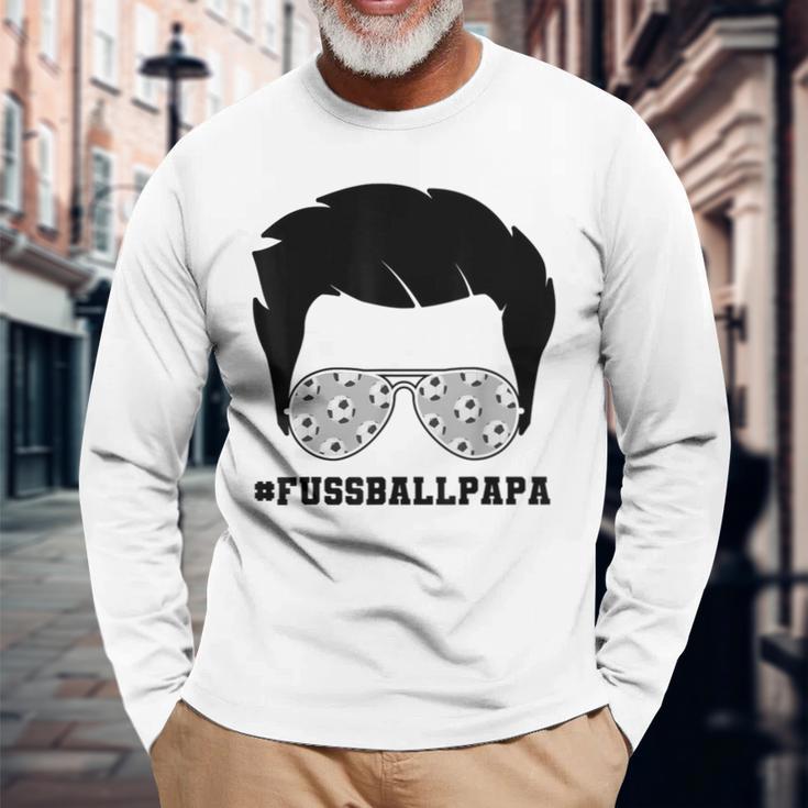 Fußballpapa Football Dad Langarmshirts Geschenke für alte Männer