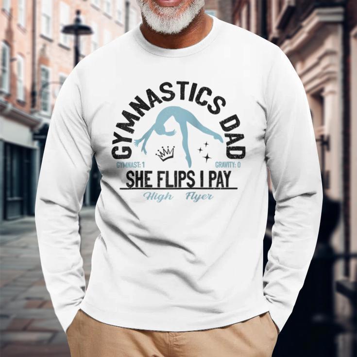 Gymnastik Papa Für Stolzeäter Raglan Langarmshirts Geschenke für alte Männer