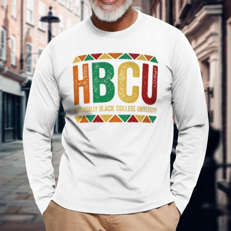 Hbcu Historically Black College University Long Sleeve T-Shirt Gifts for Old Men