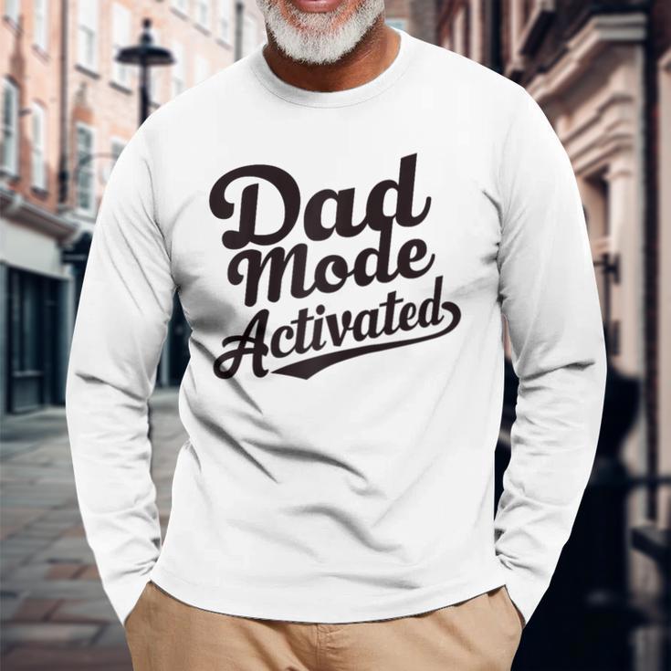 Herren Dad Life Dad Mode Aktiviertes Zitatatertag Papa Bod Raglan Langarmshirts Geschenke für alte Männer