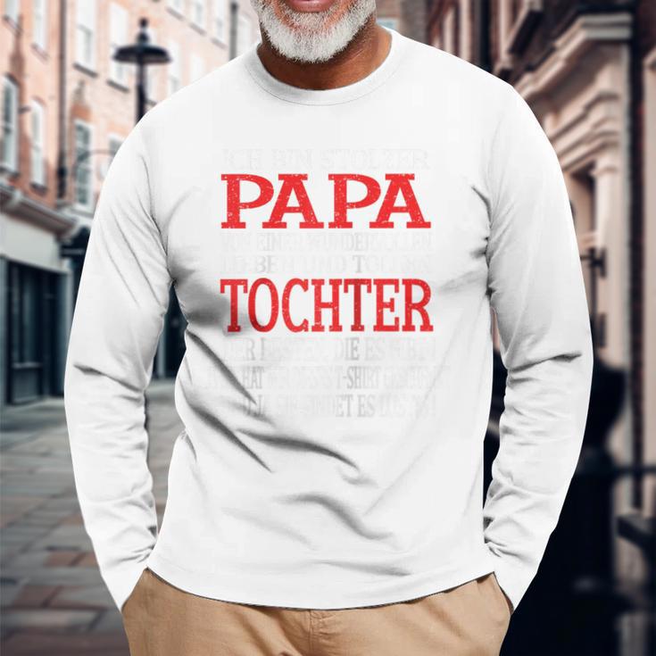 Herren Ich Bin Stolzer Papa Einer Wundervollen Tochter -Atertag Raglan Langarmshirts Geschenke für alte Männer