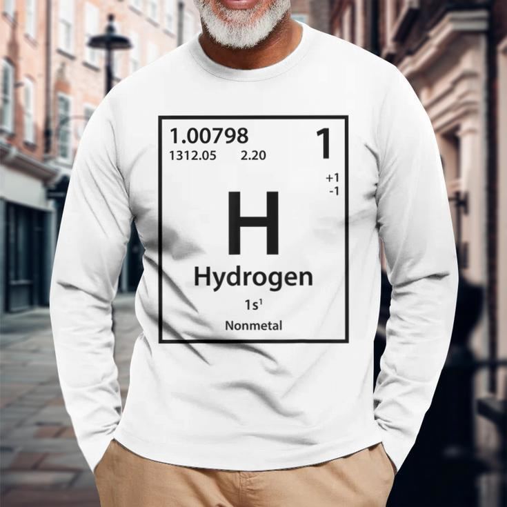 Hydrogen Element Blue Langarmshirts Geschenke für alte Männer