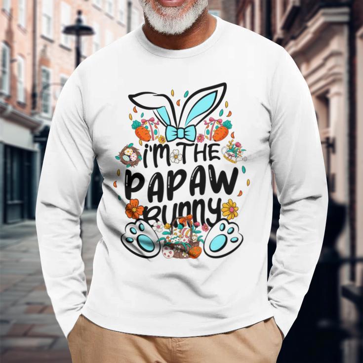 Ich Bin Der Papaw-Hase Lustiger Papaw-Ostertag Langarmshirts Geschenke für alte Männer