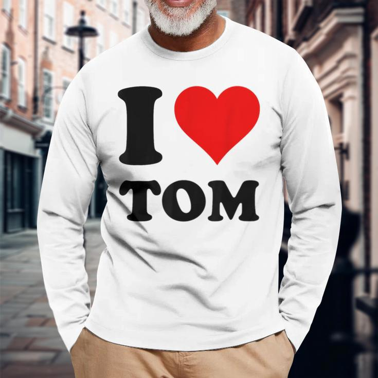 Ich Liebe Tom Langarmshirts Geschenke für alte Männer